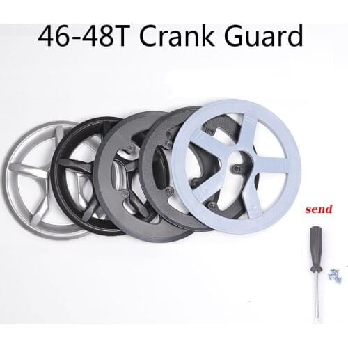 46-48T Bicycle Chainring Wide Chain Ring Sprockets Cranksets Guard Protector Crank Chain Ring Protector MTB Cycling Wheel