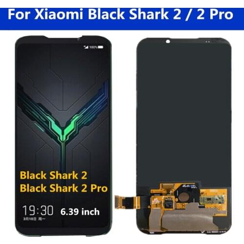 6.39" AMOLED For Xiaomi Black Shark 2 Pro DLT-A0 LCD Display Touch Screen Digitizer Assembly For Black Shark 2 SKW-H0 lcd