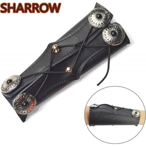 1pc Archery Arm Guard Forearm Protector Gear Adjustable Safe Strap Armband For Bow Outdoor Shooting Training Archery Accessories