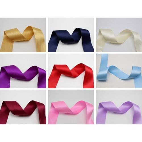 32.8 Feets 38mm Double Sided Satin Ribbon Gift Bow Wedding Craft Pick Your Color