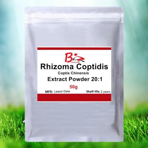 50g-1000g Rhizoma Coptidis Extract 20:1,Coptis chinensis extract Powder,p Coptis Root Extract,romote the health of the liver