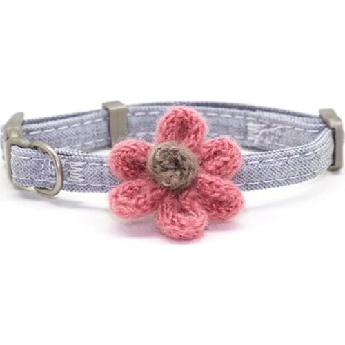 50PCS / LOT Pet Flower Collar Small Dog Adjustable Leash Collar Large Dog Medium Pet Leash Collar Pet Supplies