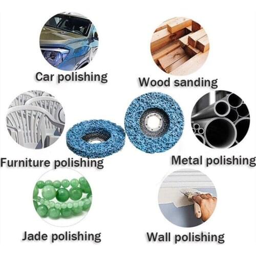 JINRUI Diamond disc grinding wheel paint and rust removal car cleaning wheel angle grinder polishing pad net cover