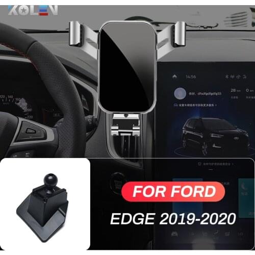 Car Mobile Phone Holder For Ford EDGE 2019 2020 GPS Gravity Stand Air Vent Outlet Special Mounts Navigation Bracket Accessories