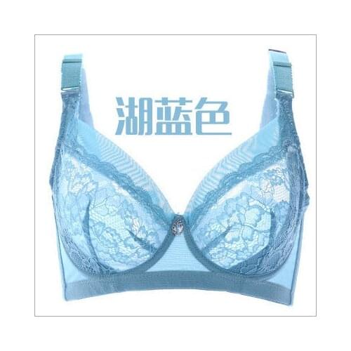 BLACK BLUE PURPLE 34B 34C 34D 36B 36C 36D 38B 38C 38D 40B 40C 40D 42B 42C 42D 44B 44C 44D cup bra plus size sexy lace bra C3399