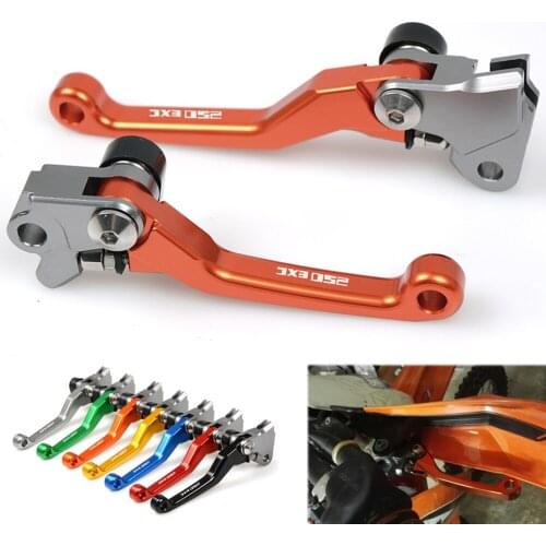 For 250 EXC 250EXC 250EXC/EXC-R/EXC-F 250 EXC R F 05-13 14-16 Motorcycle Pivot Brake Clutch Levers Dirt Bike CNC Pivot Lever