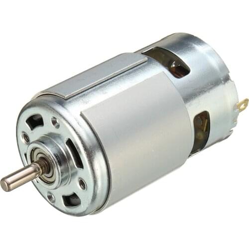 775 DC Motor DC 12V-36V 3500--9000 RPM Ball Bearing Large Torque High Power low noise