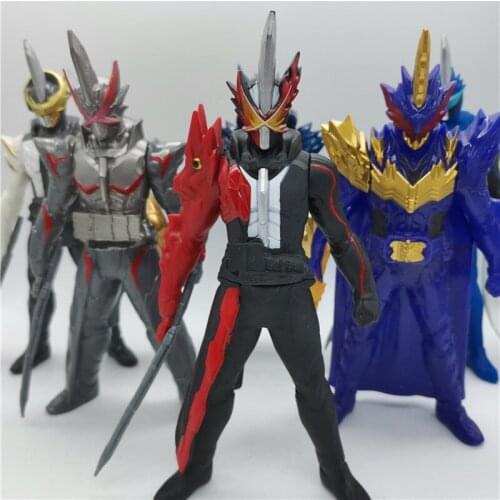 18cm Bandai Anime Kamen Rider Figures Saber Blades Ryuki Calibu Espada Collection Dolls PVC Model Toy