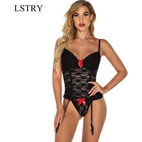 Women Sexy Underwear Erotic Lingerie Costumes Sexy Dress for Sex Garter Porno Corset Erotic Sleepwear Plus Size Underwear Set
