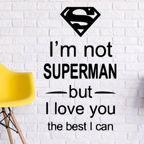 Wall Decal I Love You Wall Sticker Self Adhesive Art Wallpaper Bedroom Nursery Decoration Decoration Accessories Murals