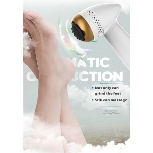 Portable Electric Foot Files Vacuum Pedicure Tools Dead Skin Callus Remover USB Foot Grinde Absorbing Machine Foot Care Tools
