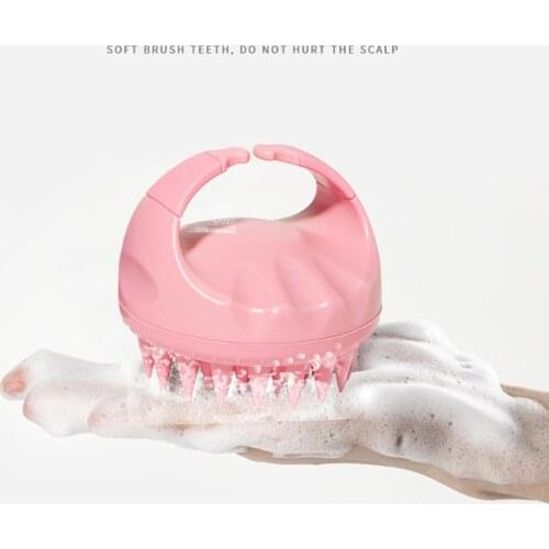 Handheld Silicone Scalp Shampoo Shower Bath Brush Hair Washing Comb Massager Hair Massager Scalp Comb Head Spa