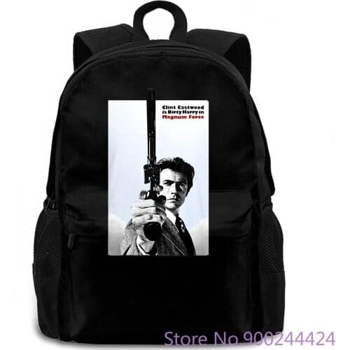 Magnum Force V2 Clint Eastwood White All s women men backpack laptop travel school adult student