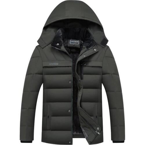 SEAHAING Men's Parkas With A Hood