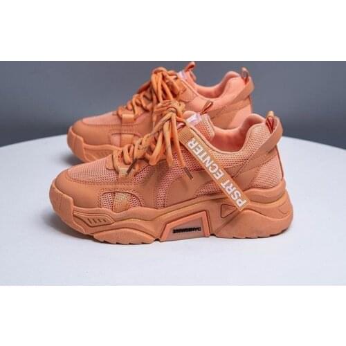 Sneakers Women Spring Womens Sneakers 2020 High Soled White Casual Thick Autumn Chunky Shoes Breathable Leisure Women Shoes