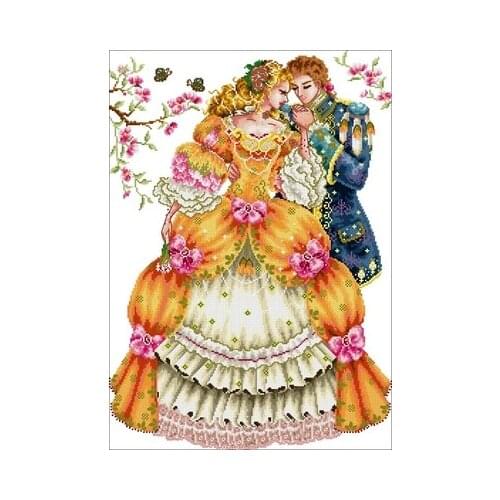 Stc-80101 Romantic Love (14CT) Counted Cross Stitch 11CT 14CT 18CT Cross Stitch Kits Embroidery Needlework Sets
