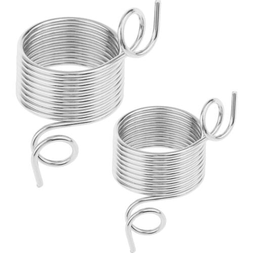 2 Pieces Nickel-plated Wire Thread Strand Guide Finger Rope Thimble for