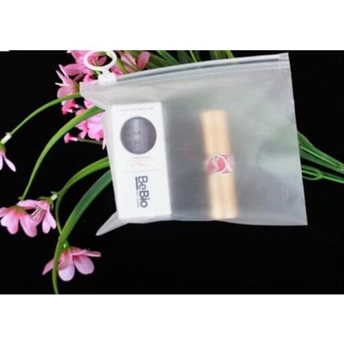 50pcs 4 sizes Plastic Gift Packaging Bag Zipper Lock Reusable Bag Clothes/Socks Storage Pouches Travel Portable Waterproof Bags