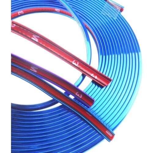 8M Car Styling Wheel Rims Protector Decor Strip Color Tire Guard Line for Chevrolet Cruze TRAX Aveo Sonic Lova Sail EPICA