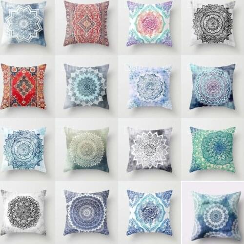 Cushion Cover Decoration Backrest Car Decoration Sleeping Waist Pillow Bedside Cushion Office Pillowcase Sofa 40/45/50/60cm Seat