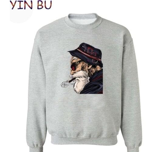 Women Men Kame Senin Harajuku Master Roshi Jackie Chun Coupes Hoodies Sweatshirt Hooded Mantle Plus Size Moletom