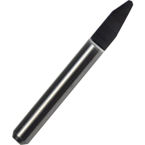 1pc 4 mm SHK Carbide Rounding Bottom Carving Cutters V Cutting Knife Engraving Bits Precise Radiused CNC Router V Bits