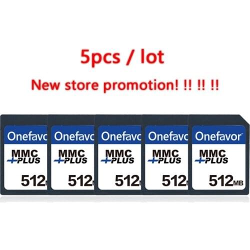 Big promotion 5pcs/lot!!!onefavor 512MB MMC MultiMedia Card 13PINS Memory Card