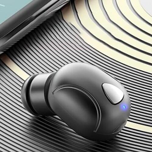 Single Bluetooth Earphones In-ear Business Bluetooth Headset Ear Stereo Earbud Sports Long Standby Wireless Headphone For Phones
