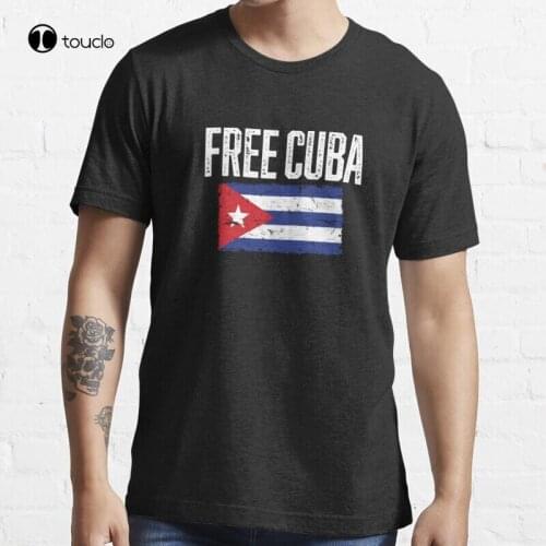 New Free Cuba T-Shirt Cotton Tee Shirt S-5XL