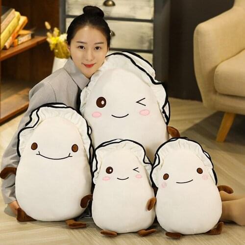 Wholesale Cartoon Plush Toy Oyster Double Face Pillow Oyster Soft Sofa Pillow Cushion Cute Baby Sleeping Appease Stuffed Doll
