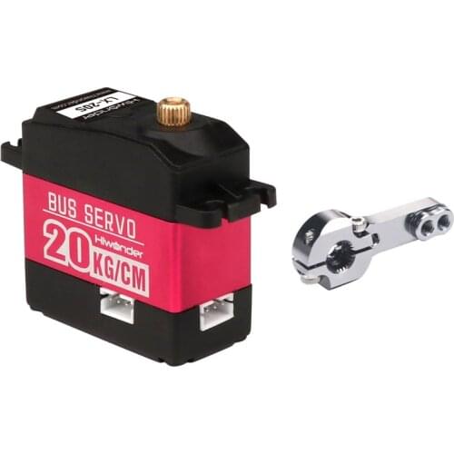 20KG LX-20S Bus Servo with 25T Metal Rudder Intelligent Serial Robot Digital servo 3-port with feedback for Bionic Robots Joints