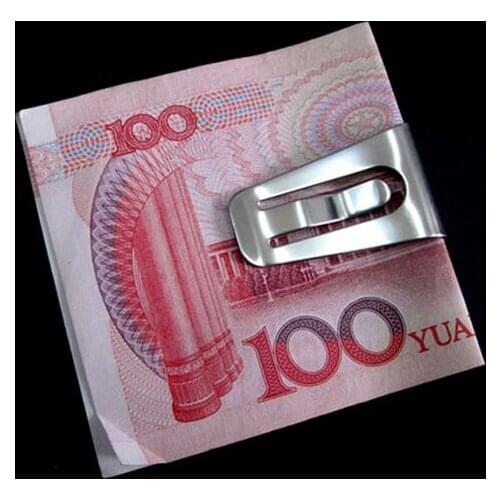 Slim Money Wallet Clip Clamp Card Stainless Steel Credit Business Card Holder C66