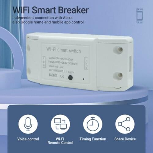 Tuya WiFi Smart Switch For Smart Life APP Wireless Remote Voice Control Switch For Alexa Google Smart Light Switch With Timing