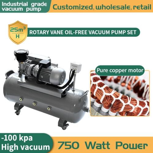 Singles Stage Rotary Vane Vacuum Pump Set FVN-0025 YCZX