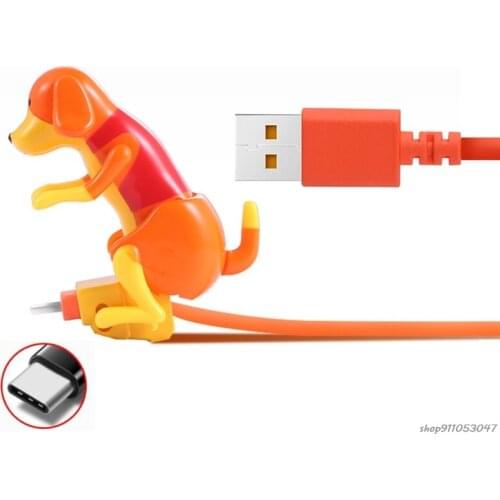 1.2M type-c USB Phone Cable Mini Humping Spot Dog Toy Smartphone Cable Data Charging Line Universal Phone Cables A30 Wholesales