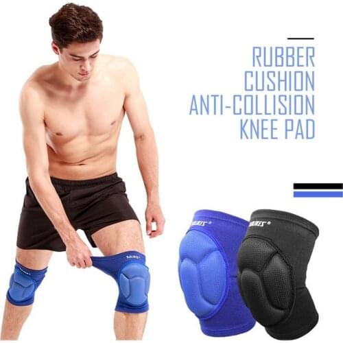 1Pair Unisex Thicken Kneepad Anti-collision Sponge Kneepad Dance Ridding Anti-collision Knee Protector Pad For All Sports