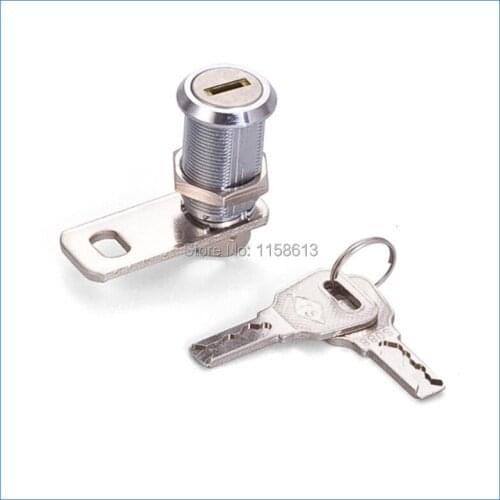 10 pieces 30mm keyed alike hex nut fixed tubular cam lock vending machine lock