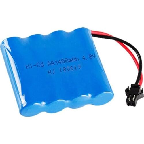 1400mah 4.8v Rechargeable Battery Charger Set For Rc toys Cars Tanks Robots Guns Boats NICD Battery AA 4.8v 1400mah Battery Pack