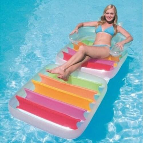 160*85cm Adult Float Inflatable Pool bed Summer Water swimming Toys