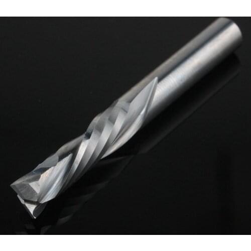 2Pcs 5x22MM AAA Up Down Cut- 2 Spiral Flute Carbide Mill,CNC Milling Cutter,Woodworking Cutting Tools Router Bit