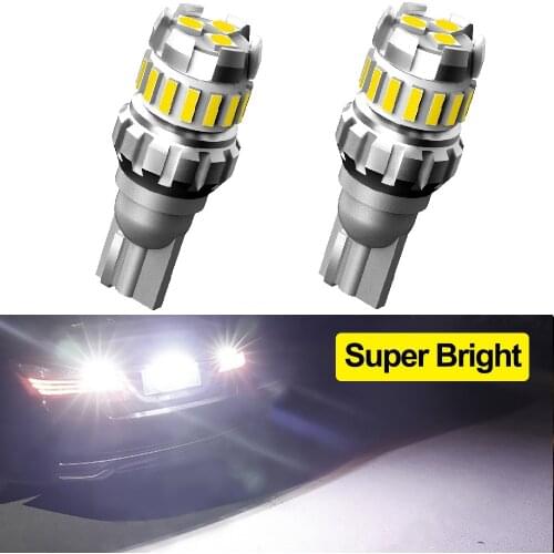 2PCS Super Bright T15 W16W 921 LED For Lexus NX GS RX IS ES GX LX Car Auto Canbus Reverse Light Reversing Lighting Back up Lamp