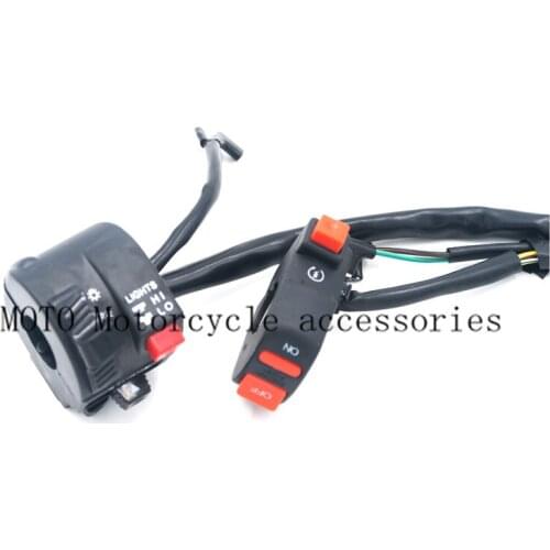 Motor Bike Switch Assembly Flameout switch off For Honda CBR250 CBR19 CBR22 Switch Handle Assembly Horn Switch New Style