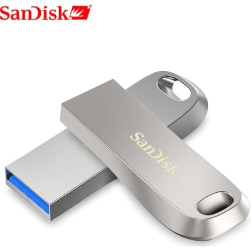 SanDisk CZ74 USB3.1 Flash Drive 128GB 64GB 32GB 16GB Max 150MB/s Pen Drive Mini Metal usb Stick Disk on Key Memory for Phone