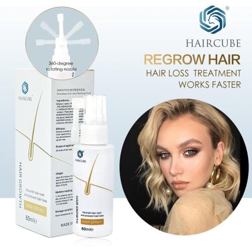 HAIRCUBE Fast Hair Growth Essence Oil Anti Hair Loss Treatment for Hair Growth Serum Spray Hair Loss Products Herb Hair Tonic