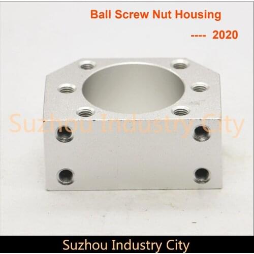 Linear Motion Ball screw SFE 2020 ball screw nut housing nut clamping bracket