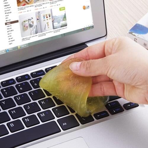 Multifunction Soft Car Sticky Clean Glue Gum Gel Cleaning Auto Interior Outlet Keyboard Dust Cleaner Microfiber Sponge Gel