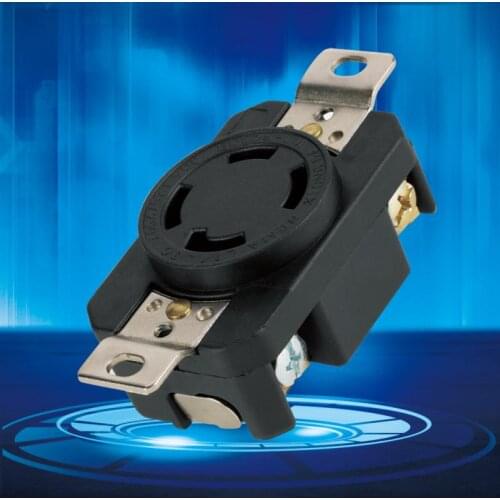 US plug Wall Receptacle NEMA L14-30R 30A 125V/250V Electrical Receptacle Twist Locking Electrical Plug Female Wall Receptacle