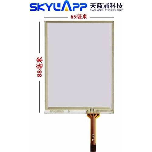 Skylarpu 4 wire touch panel for Symbol PPT8846 PPT8800 88mm*65mm Touch screen handwriting Glass Digitizer Collector accessories