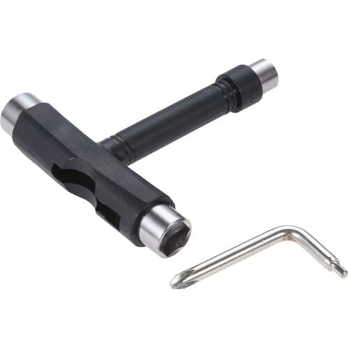 Professional Skateboard T-Type L-Type Allen Hex Wrench 1 Set Screwdriver Socket Sleeve Multifunction Skate Board Adjustment Tool