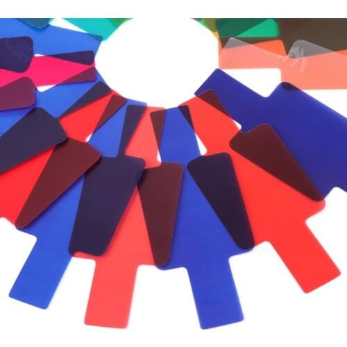 R58A 20 Color Photographic Color Gel Filter Cards Set Flash Speedlite for canon